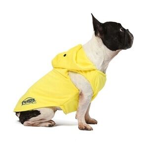 PEEPS Neon Yellow Chick Dog Hoodie